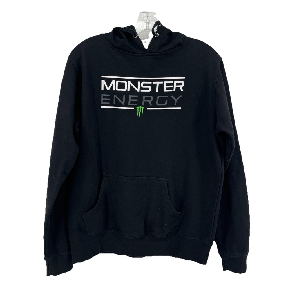 Monster Energy Official Hooded Sweatshirt Size XL women's Black Green